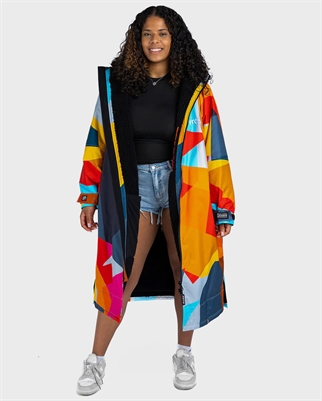 Dryrobe - Advance Long Sleeve - Abstract Print open